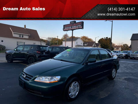 2002 Honda Accord for sale at Dream Auto Sales in South Milwaukee WI