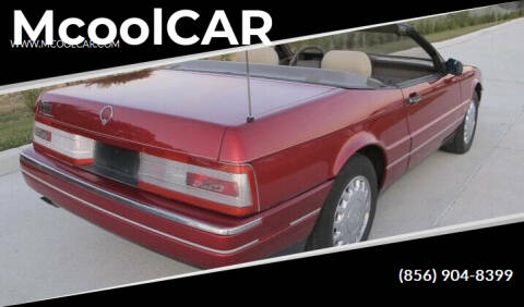 1993 Cadillac Allante for sale at McoolCAR in Upper Darby PA