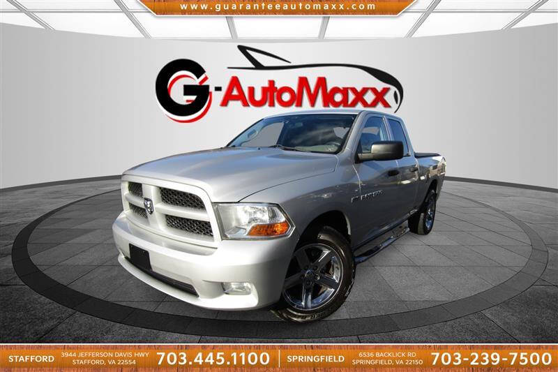 2012 RAM 1500 for sale at Guarantee Automaxx in Stafford VA