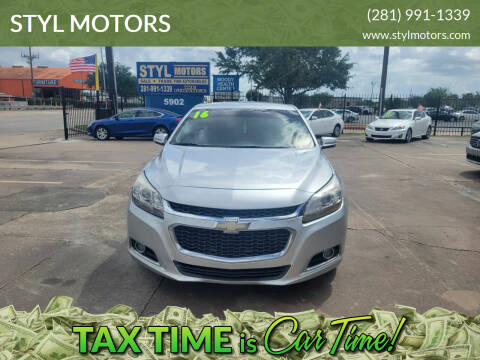 2016 Chevrolet Malibu Limited for sale at STYL MOTORS in Pasadena TX