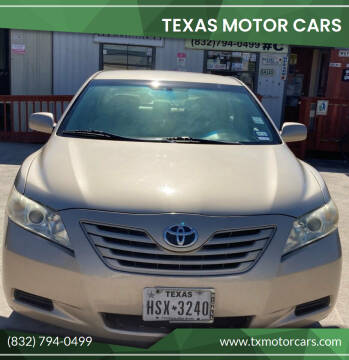 2007 Toyota Camry for sale at TEXAS MOTOR CARS in Houston TX