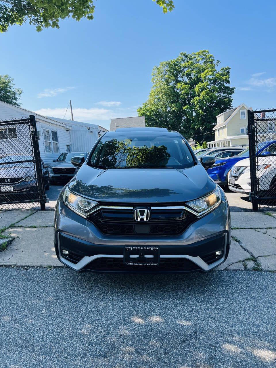 Gray 2020 Honda CR-V EX AWD EX 4dr SUV 2