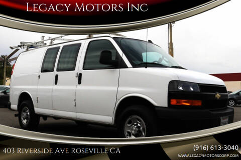 2018 Chevrolet Express for sale at Legacy Motors Inc in Roseville CA