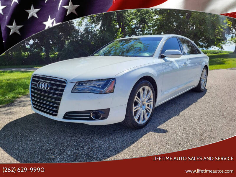 2012 Audi A8 L for sale at Lifetime Auto Sales and Service in West Bend WI