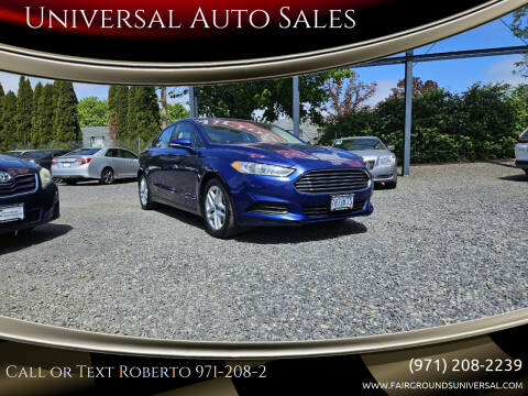2015 Ford Fusion for sale at Universal Auto Sales in Salem OR