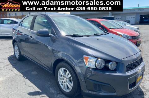 2012 Chevrolet Sonic for sale at Adams Motors Sales in Price UT