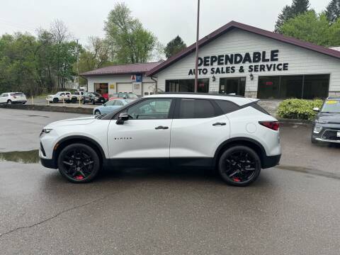 2021 Chevrolet Blazer for sale at Dependable Auto Sales and Service in Binghamton NY