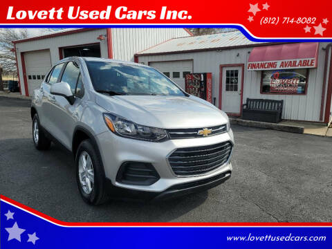 2018 Chevrolet Trax for sale at Lovett Used Cars Inc. in Spencer IN