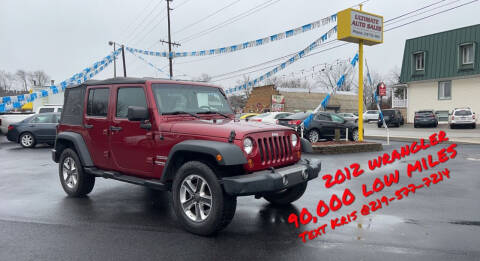 2012 Jeep Wrangler Unlimited for sale at Ultimate Auto Sales in Crown Point IN