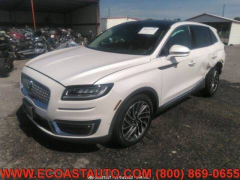 2019 Lincoln Nautilus for sale at East Coast Auto Source Inc. in Bedford VA