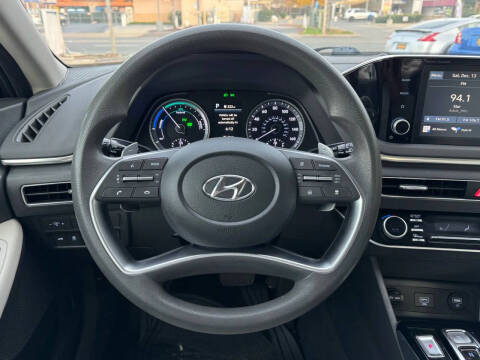 2021 Hyundai Sonata Hybrid Blue