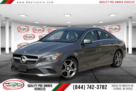 2014 Mercedes-Benz CLA for sale at Best Bet Auto in Livonia MI