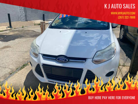 2014 Ford Focus for sale at K J AUTO SALES in Philadelphia PA