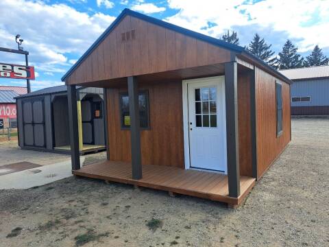  CUSTOM SHEDS ON HWY 10 14x24 GABLE CABIN for sale at Dave's Auto Sales & Service - Custom Sheds on HYWY 10 in Weyauwega WI