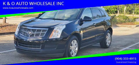 2010 Cadillac SRX for sale at K & O AUTO WHOLESALE INC in Jacksonville FL