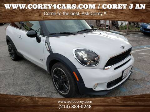 2014 MINI Paceman for sale at WWW.COREY4CARS.COM / COREY J AN in Los Angeles CA