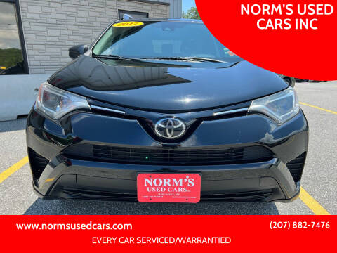 2017 Toyota RAV4 for sale at NORM'S USED CARS INC in Wiscasset ME