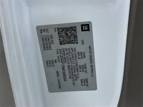 2021 Chevrolet Express 3500