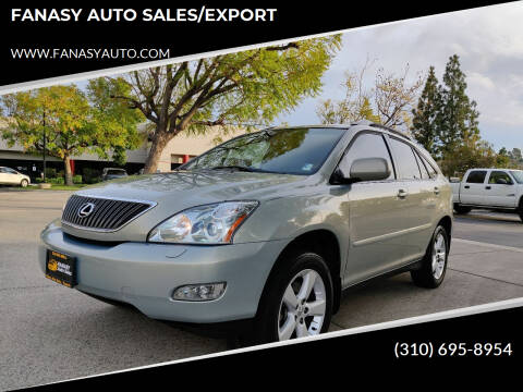 2005 Lexus RX 330 for sale at FANASY AUTO SALES/EXPORT in Yorba Linda CA