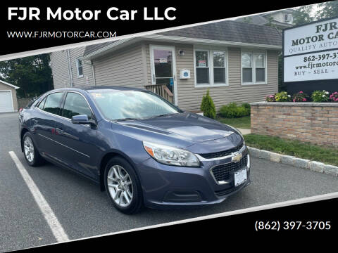 2014 Chevrolet Malibu for sale at FJR Motor Car LLC in Mine Hill NJ