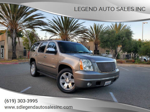 2007 GMC Yukon for sale at Legend Auto Sales Inc in Lemon Grove CA