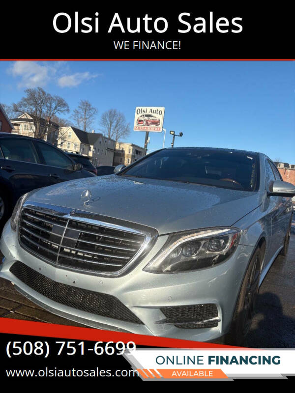 2015 Mercedes-Benz S-Class for sale at Olsi Auto Sales in Worcester MA