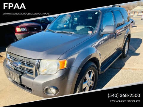 2009 Ford Escape for sale at FPAA in Fredericksburg VA