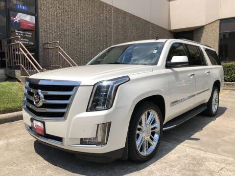 2015 Cadillac Escalade ESV for sale at Bogey Capital Lending in Houston TX