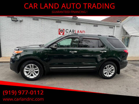2013 Ford Explorer for sale at CAR LAND  AUTO TRADING in Raleigh NC