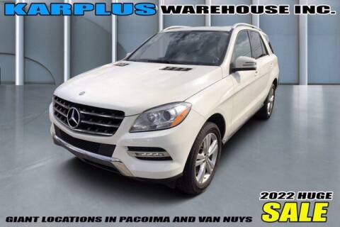 2013 Mercedes-Benz M-Class for sale at Karplus Warehouse in Pacoima CA