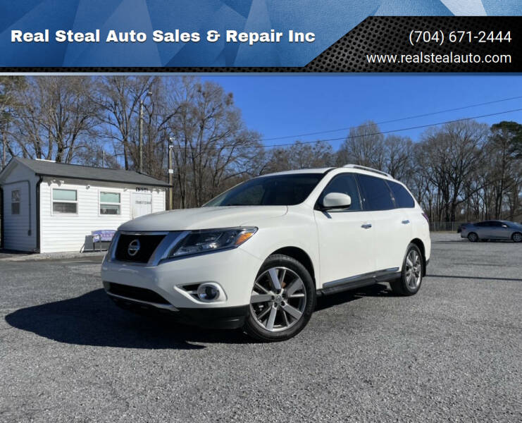 2015 Nissan Pathfinder for sale at Real Steal Auto Sales & Repair Inc in Gastonia NC