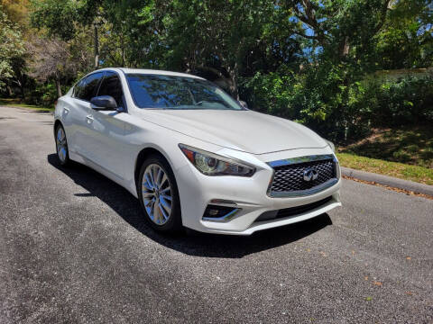 2021 Infiniti Q50 for sale at DELRAY AUTO MALL in Delray Beach FL