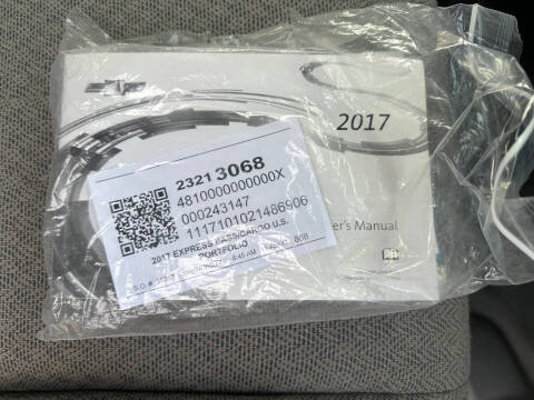 2017 Chevrolet Express LS 2500