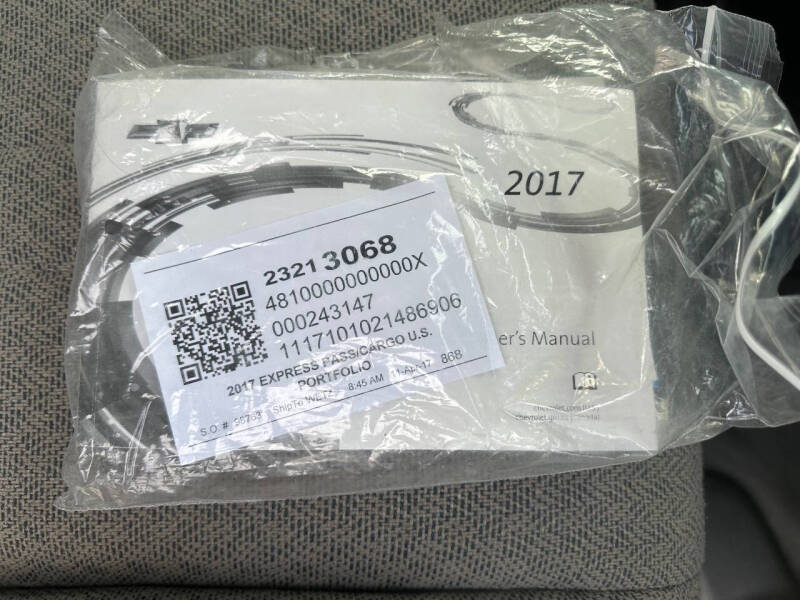 2017 Chevrolet Express LS 2500