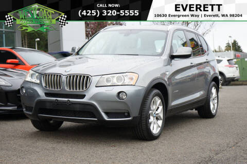 2014 BMW X3 for sale at West Coast AutoWorks in Everett WA