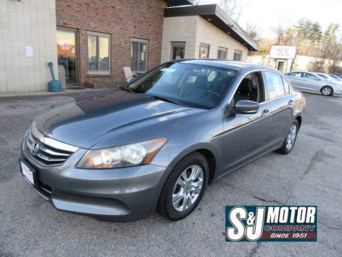 2011 Honda Accord for sale at S & J Motor Co Inc. in Merrimack NH