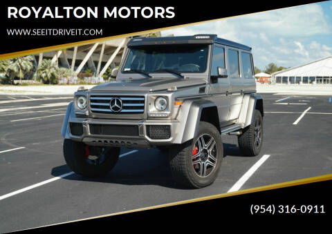 2018 Mercedes-Benz G-Class for sale at ROYALTON MOTORS in Plantation FL