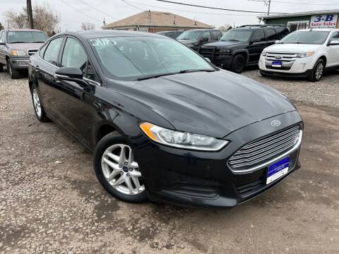 2015 Ford Fusion for sale at 3-B Auto Sales in Aurora CO