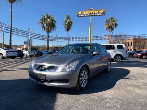 2008 Infiniti G35 for sale at A MOTORS SALES AND FINANCE in San Antonio TX