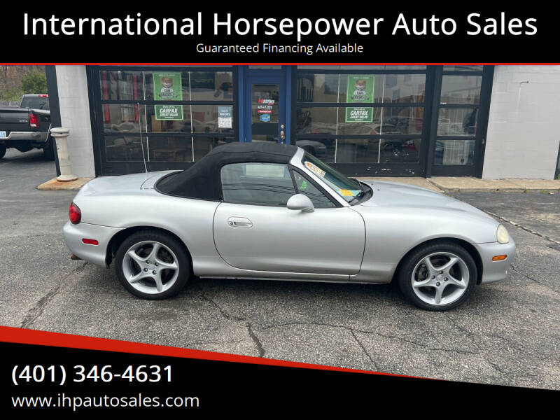 2003 Mazda MX-5 Miata for sale at International Horsepower Auto Sales in Warwick RI