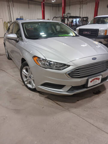 2018 Ford Fusion Hybrid for sale at WESTSIDE GARAGE LLC in Keokuk IA