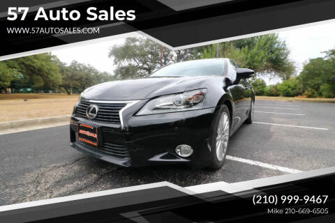 2013 Lexus GS 350 for sale at 57 Auto Sales in San Antonio TX