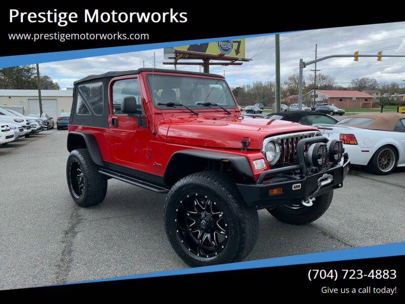 2006 Jeep Wrangler for sale at Prestige Motorworks in Concord NC