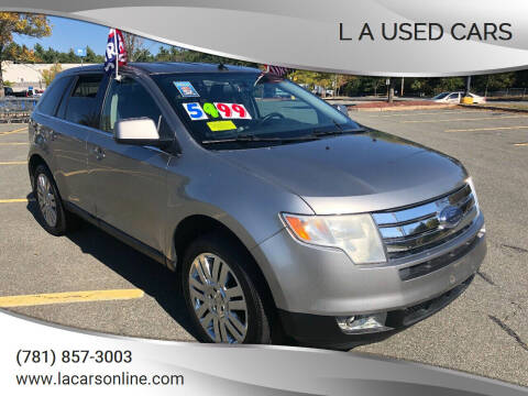 2008 Ford Edge for sale at L A Used Cars in Abington MA