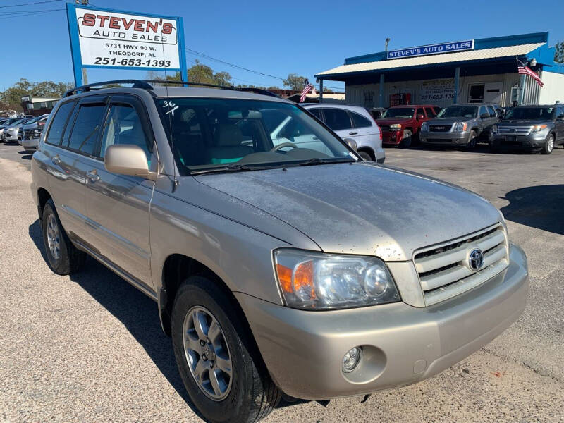 2006 Toyota Highlander for sale at Stevens Auto Sales in Theodore AL