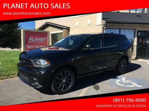 2018 Dodge Durango for sale at PLANET AUTO SALES in Lindon UT