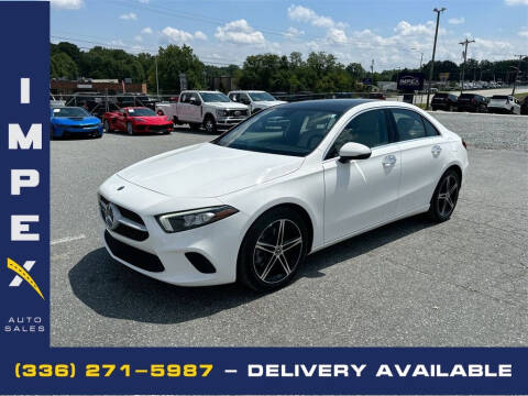 2020 Mercedes-Benz A-Class for sale at Impex Auto Sales in Greensboro NC