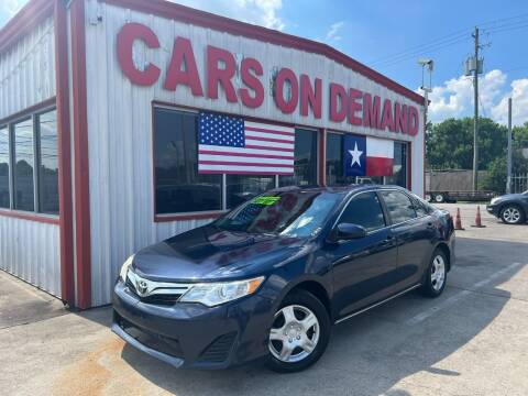 2014 Toyota Camry for sale at Cars On Demand 3 in Pasadena TX