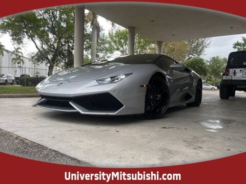 2015 Lamborghini Huracan for sale at University Mitsubishi in Davie FL