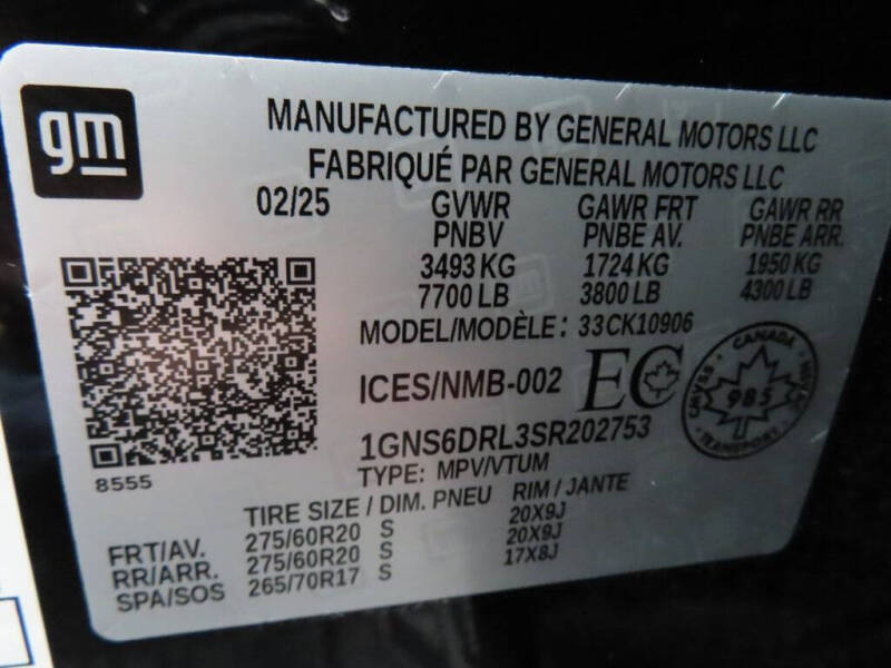 2025 Chevrolet Suburban Z71